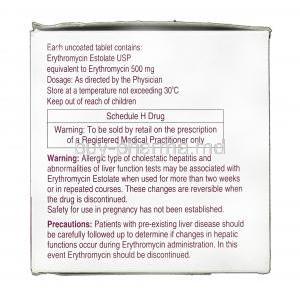 Eltocin-DS, Erythromycin, Erythromycin Estolate 500mg Storage condition