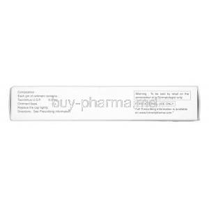 Tacrotor, Generic Prograf, Tacrolimus 0.03% Ointment (New Packaging) composition