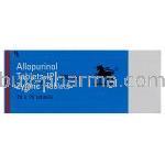 Zyloric, Allopurinol 100 mg Tablet Box