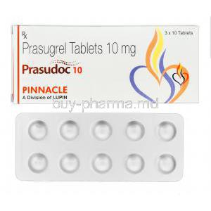 Prasudoc, Generic Effient, Prasugrel 10mg