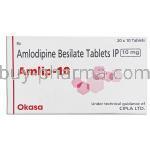 Amlip, Amlodipine Besylate 10 Mg Tablet (Cipla)