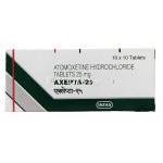Axepta, Atomoxetine  25 Mg Box