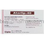 Atorlip, Atorvastatin 40 Mg Box Information