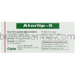 Atorlip, Atorvastatin 5 Mg Composition