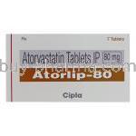 Atorlip, Atorvastatin 80mg Box