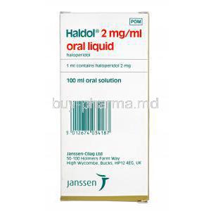 Haldol, Haloperidol  Oral Solution box