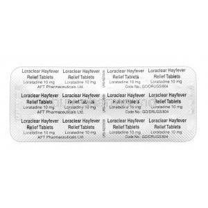 Loraclear, Loratadine 10mg blister pack