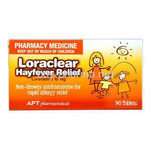 Loraclear, Loratadine 10mg Aft pharma