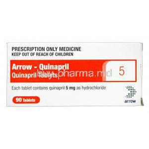 Arrow Quinapril 5mg box