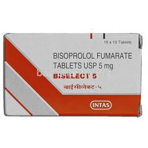 Biselect, Bisoprolol Fumarate 5mg Box