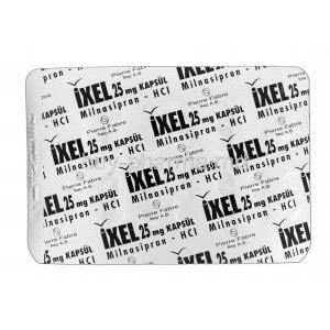 Ixel, Milnacipran 25mg Capsule Strip Back