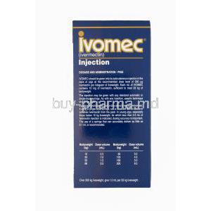 Ivomec Injection, Ivermectin 10mg per ml 100ml Box Pigs Information