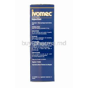 Ivomec Injection, Ivermectin 10mg per ml 100ml Box Information