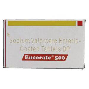 Encorate, Sodium Valproate, 500mg, Box