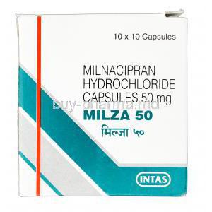 Milza 50, Generic Savella, Milnacipran Hcl 50mg Box