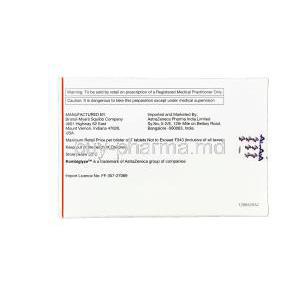 Kombiglyze XR, Saxagliptin 5mg and Metformin HCl Extended Release 1000mg Box Manufacturer