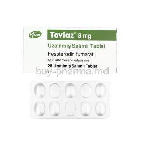 Toviaz, Fesoterodine 8mg