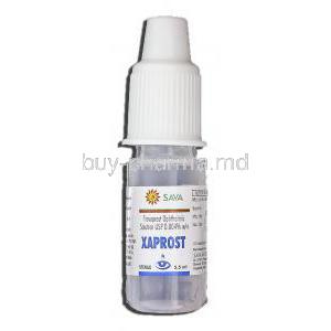 Xaprost, Tavoprost Ophthalmic Solution, 0.004% x 2.5 ml, Eye drop bottle