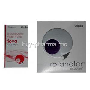 Tiova, Tiotropium Bromide Rotacaps and Rotahalers