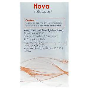 Tiova, Tiotropium Bromide manufacturer info