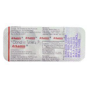 Arkamin, Clonidine Tablet Packaging