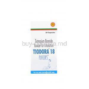 Tiodora 18, Tiotropium Bromide 18mcg PUFFCAPS box