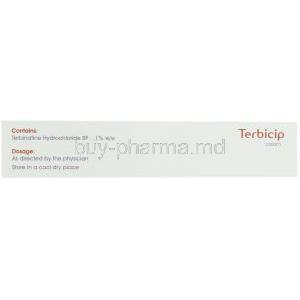 Terbicip cream, Terbinafine HCl  Cream Composition