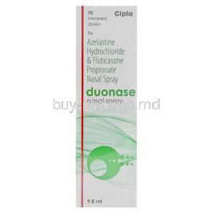 Generic Astelin, Azelastine hydrochloride/ Fluticasone propionate Nasal Spray Duonase spray