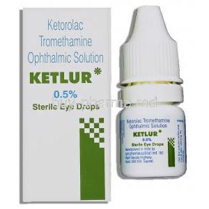 Ketlur, Generic Acular,  Ketorolac Tromethamine Opthalmic Suspension 5ml eye drop