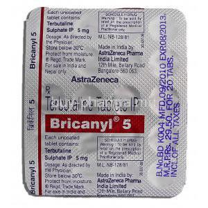 Bricanyl, Terbutaline