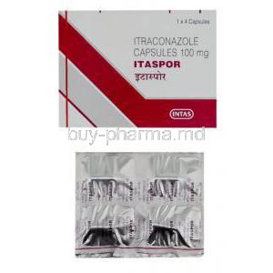 Itaspor, Generic Sporanox, Itraconazole 100 mg