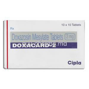 Doxacard, Doxazosin 2 mg box