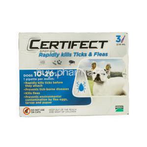 Certifect (Medium) for dogs 10-20kg 2.14ml x 3 pipettes Box