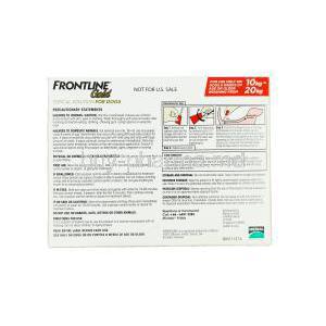 FRONTLINE GOLD FOR MEDIUM DOG 1.34ml x 3 Pack Box Information