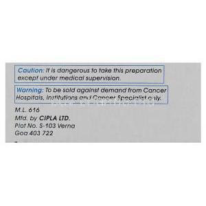 Cytotam, Tamoxifen 10 mg Tablet Cipla Manufacturer info