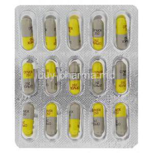 Generic  Amoxil, Amoxycillin 250 mg blister