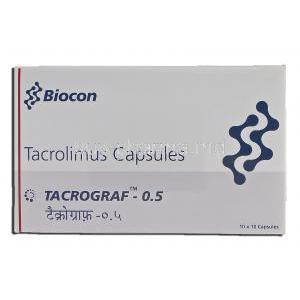 Tacrograf, Tacrolimus, 0.5mg, Box