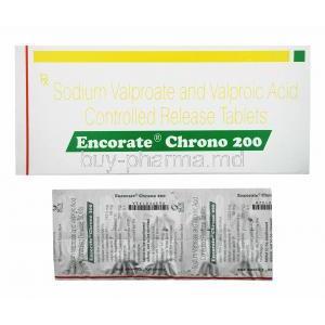 Encorate Chrono CR, Sodium Valproate/ Valproic Acid