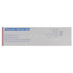 Encorate Chrono CR, Sodium Valproate 200mg and Valproic Acid 87mg Controlled Release Box Manufacturer Sun Pharma