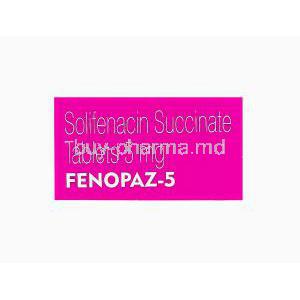 Fenopaz, Solifenacin Succinate 5mg top label