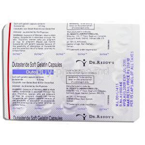 Dutas,  Dutasteride 0.5 Mg Capsule Dr (Reddy`s)