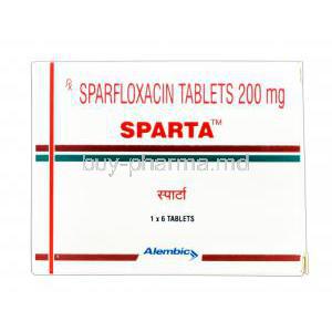 Sparta, Sparfloxacin  200mg box