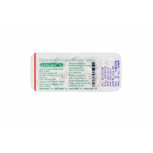 Darilong 15, Generic Enablex, Darifenacin 15mg Extended Release Tablet Strip Information