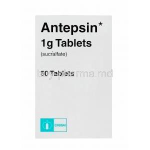 Antepsin, Generic Carafate, Sucralfate 1gm Box