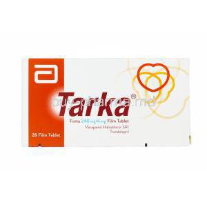 Tarka Forte, Verapamil SR 240mg and Trandolapril 4mg Box