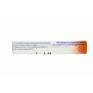 Zomig Rapimelt, Zolmitriptan 5mg Orodispersible Tablets Box Information