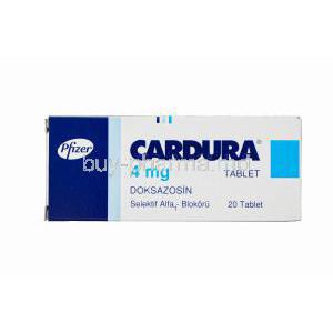 Cardura, Doxazosin 4mg Box
