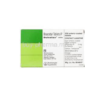 Dulcolax, Bisacodyl 5mg Box