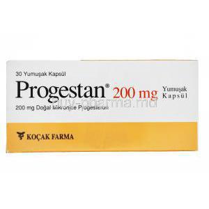 Progestan, Progesterone 200mg Box
