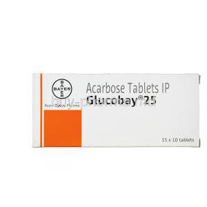 Glucobay, Acarbose 25mg Box